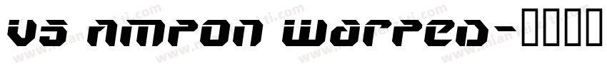 V5 Ampon Warped字体转换